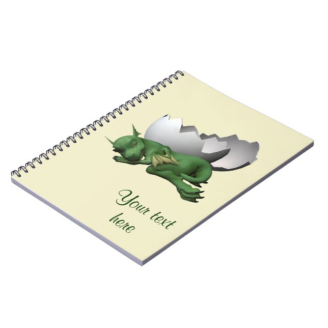Caderno Espiral Pequeno Dragão (Left Side)