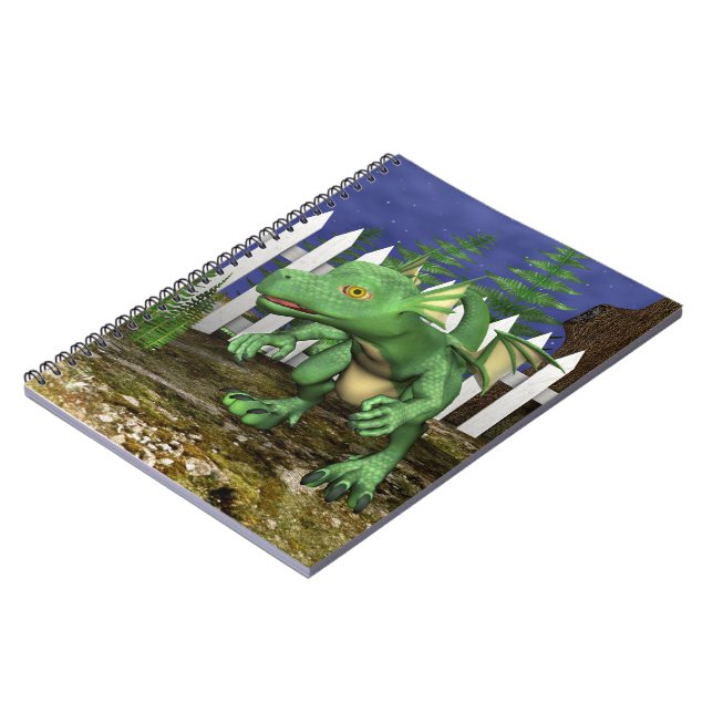 Caderno Espiral Pequeno Dragão (Left Side)