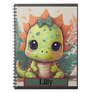 Caderno Espiral Pequeno Explorador Dinossauro: Rugir com Confiança