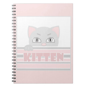 Caderno Espiral Pequeno gatinho