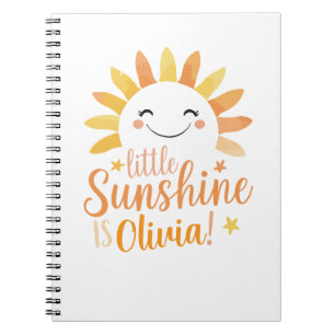 Caderno Espiral Pequeno Spiral Personalizado à Luz do Sol