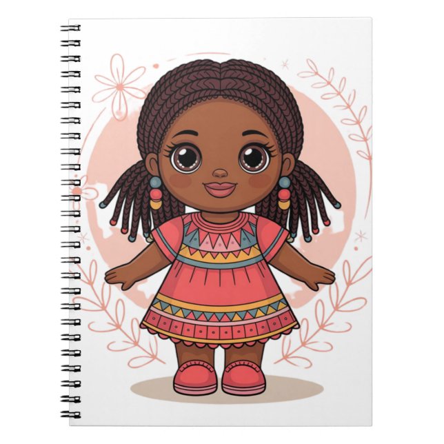 Caderno Espiral Pequenos Fios & Sonhos de Boneca (Frente)
