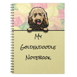 Caderno Espiral Pequim Bloco de anotações de Goldendoodle