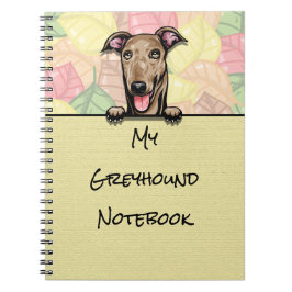Caderno Espiral Pequim - notebook Greyhound bonito