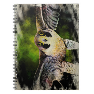 Caderno Espiral Peregrine Falcon