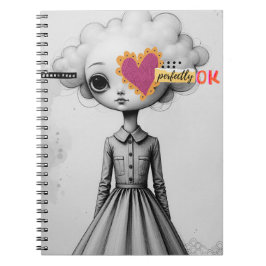 Caderno Espiral Perfectly Ok Portrait Notebook Journal