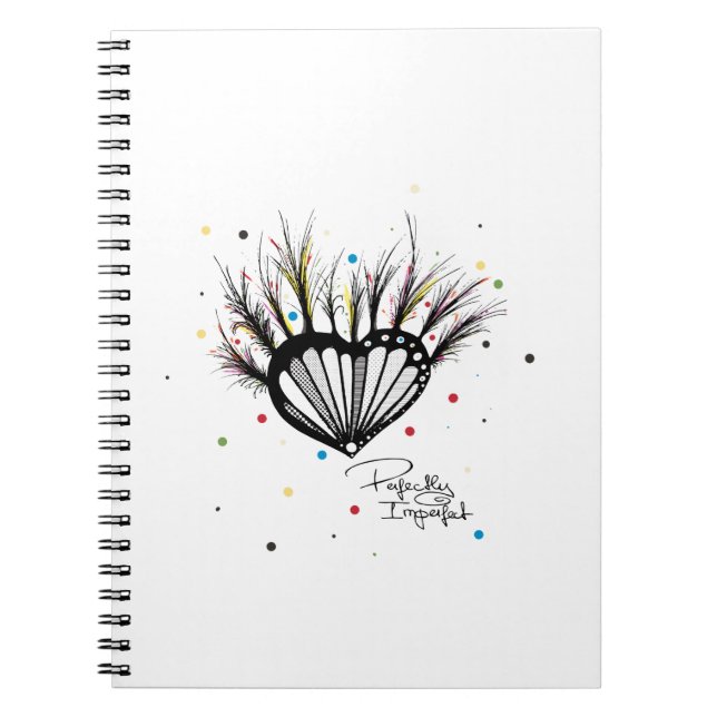 Caderno Espiral Perfeitamente imperfeito (Frente)