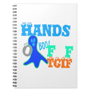 Caderno Espiral Perfeito Boo! TGIF Obrigado Deus é a sexta-feira H