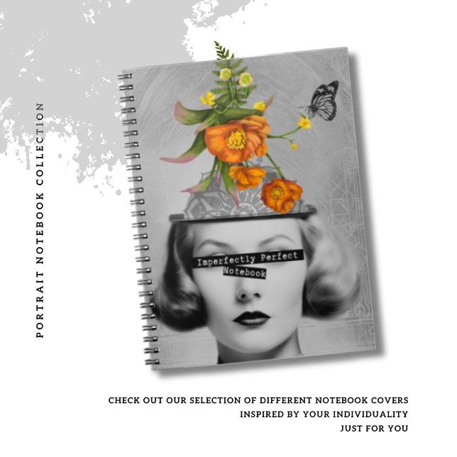 Caderno Espiral Perfeito imperfeito - Você gosta do meu novo chapé (Criador carregado)