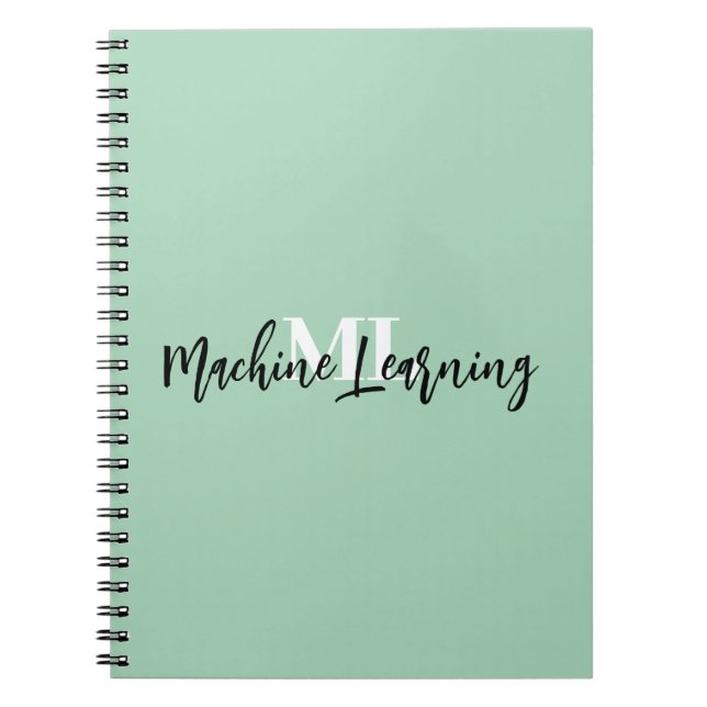 Caderno Espiral Perfeito para Notas de Codificação e Projetos de M (Frente)