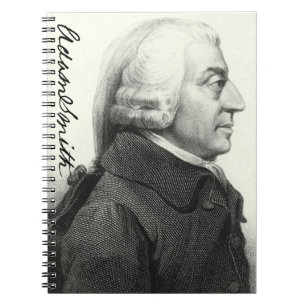 Caderno Espiral Perfil Adam Smith (com assinatura)