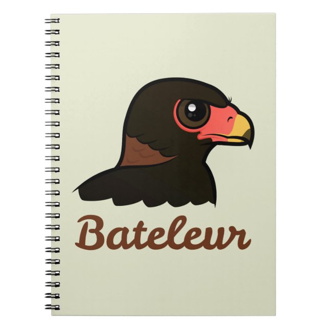 Caderno Espiral Perfil de Bateleur (Frente)