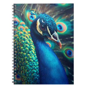 Caderno Espiral Perfil Peacock
