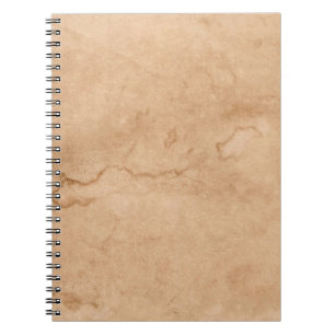 Caderno Espiral Pergaminho de textura antiga em papel