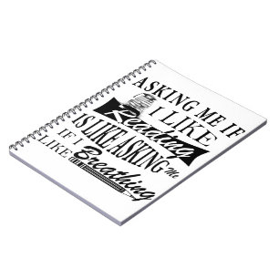 Caderno Espiral Perguntar-Me Se Gosto De Ler É Como Perguntar-Me 