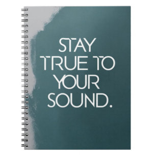 Caderno Espiral Permaneça Fiel ao Seu Som