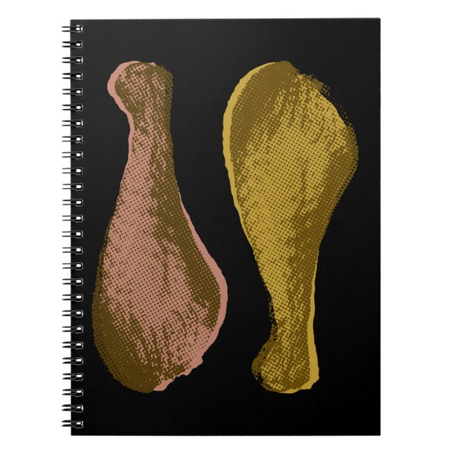 Caderno Espiral Pernas de Frango Frito (Frente)