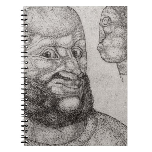 Caderno Espiral Perseu A piada triunfou sobre o sofrimento (Frente)