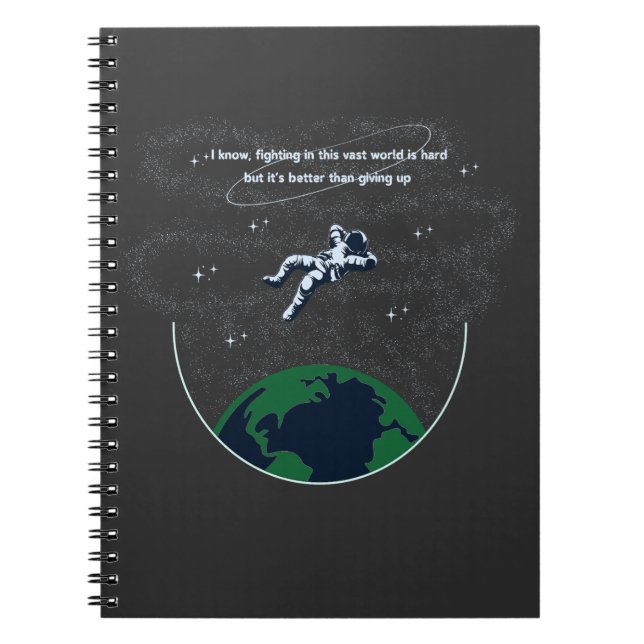 Caderno Espiral Perseverança no Vasto (Frente)