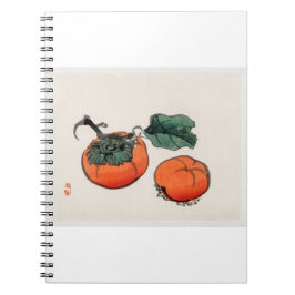 Caderno Espiral Persimmons de Kōno Bairei (1844-1895)