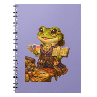 Caderno Espiral Personagem Sapo Designer de Reino