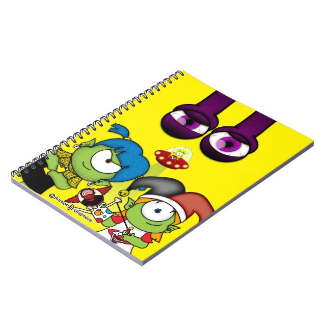 Caderno Espiral Personagens Ciclopes (Left Side)
