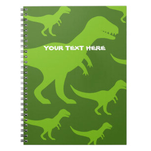 Caderno Espiral Personalidade pré-histórica do dinossauro tiranoss