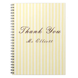 Caderno Espiral Personalised Thank You Teacher Notebook 