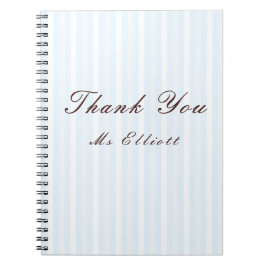Caderno Espiral Personalised Thank You Teacher Notebook 