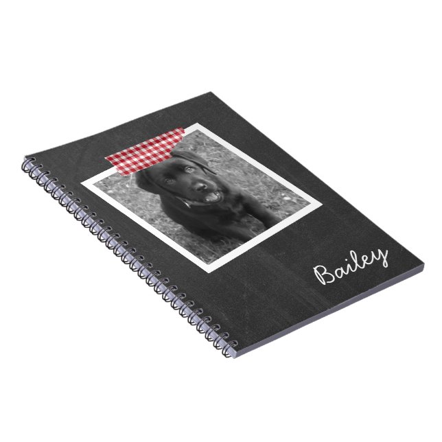 Caderno Espiral Personalização de fitas de fotos e falsos personal (Lado Direito)