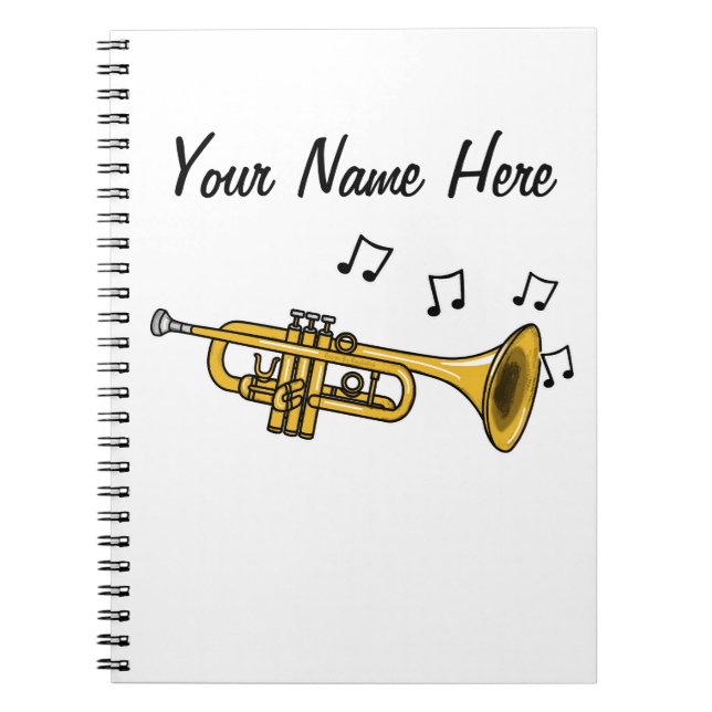 Caderno Espiral Personalização de Professores de Música Musicais d (Frente)