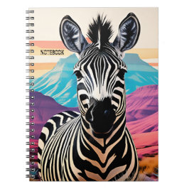 Caderno Espiral PERSONALIZAÇÃO: Zebra da Montanha do Cabo | Cadern