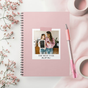 Caderno Espiral Personalizada Melhor Mãe de Todos os Tempos Foto R