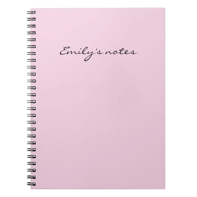 Caderno Espiral Personalizado (Frente)