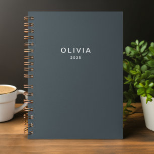 Caderno Espiral Personalizado Azul de Carvões Personalizado
