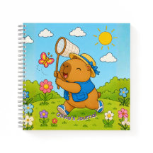 Caderno Espiral Personalizado com Nome de Capivara