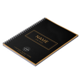 Caderno Espiral Personalizado com Nome e Logotipo