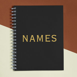 Caderno Espiral Personalizado Com Sobrenome ou Apelido Neles