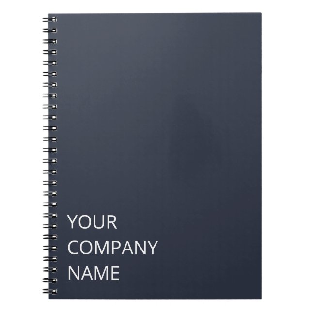 Caderno Espiral Personalizado de negócios personalizado (Frente)
