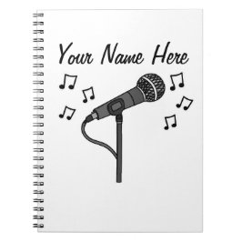 Caderno Espiral Personalizado de Professor de Música do Coro Vocal