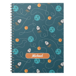 Caderno Espiral Personalizado Explorador Espacial