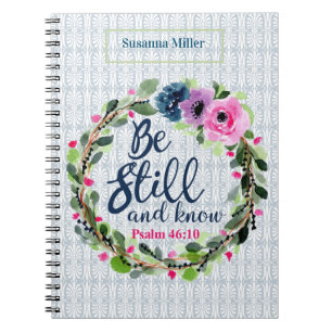 Caderno Espiral Personalizado Fique Estático E Conheça Bíblia F