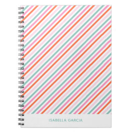 Caderno Espiral Personalizado Fofo Colorido