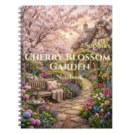 Caderno Espiral Personalizado Jardim de Cerejeira