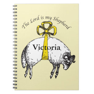Caderno Espiral Personalizado O SENHOR é meu pastor Salm 23