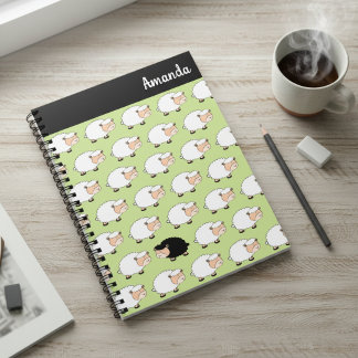 Caderno Espiral Personalizado Ovelha Negra Caprich
