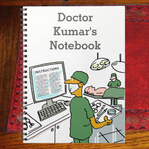 Caderno Espiral Personalizado para profissionais médicos asiáticos