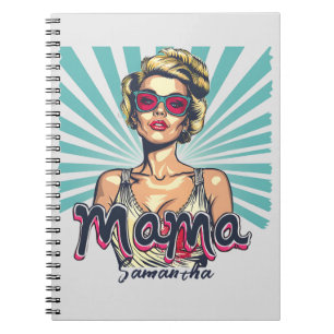 Caderno Espiral Personalizado Retro Mama Pop Art (7)