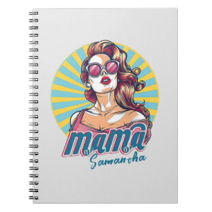Caderno Espiral Personalizado Retro Mama Pop Art (9)