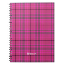 Personalizado rosa e roxo xadrez escocês moderno